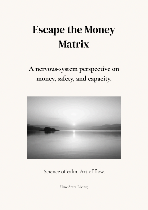 nervous system regulation guide
money mindset nervous system